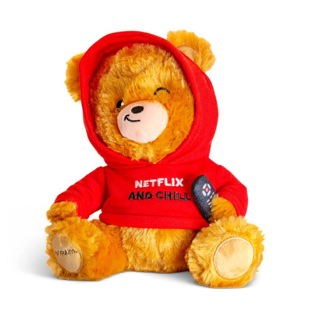 PUNCHKINS  "Netflix & Chill" Teddy Bear Plushie